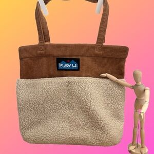 Kavu Brown and Cream Tote